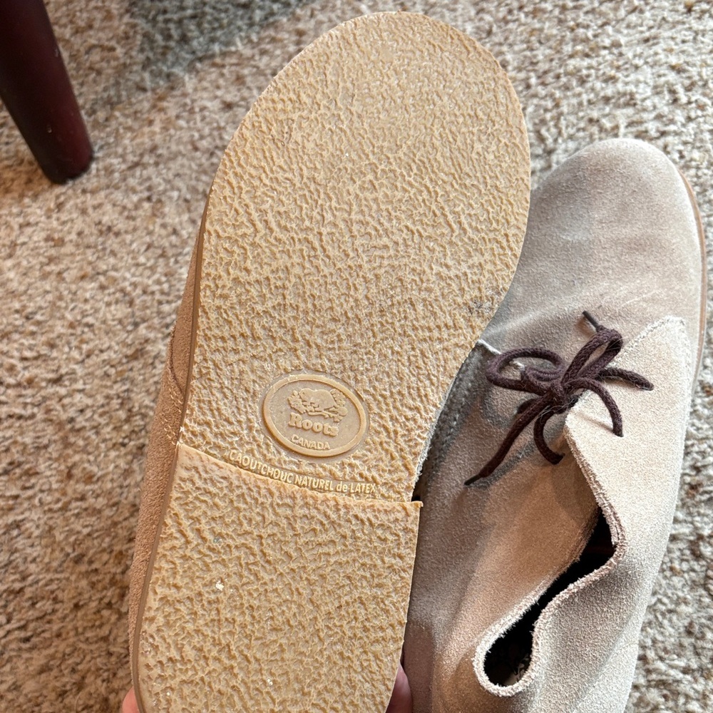 Roots tan Suede Lace-Up Desert / chukka Boots size 10.5 - Picture 5 of 8
